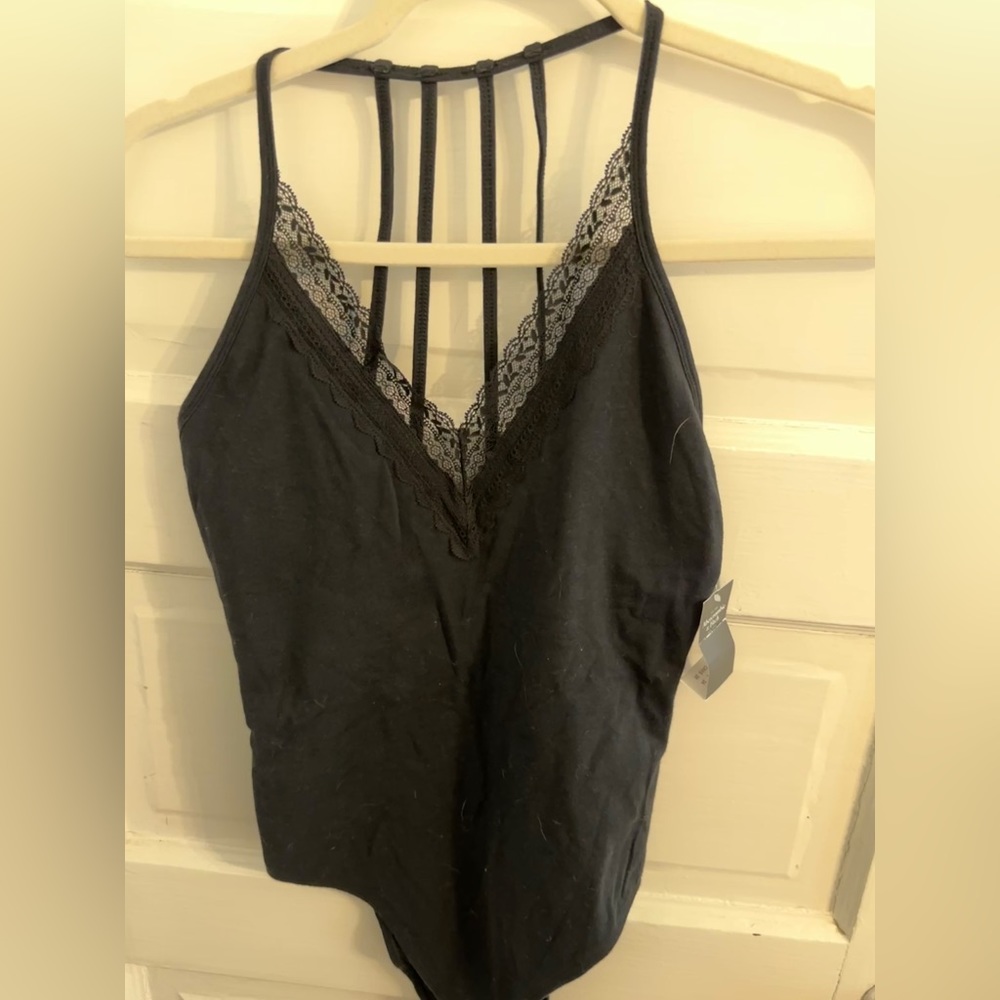 Abercrombie Black bodysuit